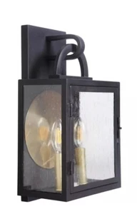 Craftmade ZA1612-TB Neighborhood Wolford Outdoor Wall Light Textured Black - Picture 1 of 3
