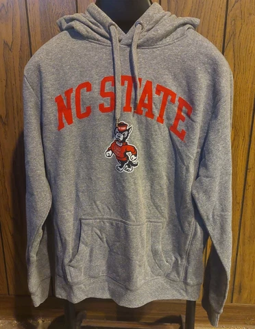 NC State Wolfpack hoodie new NWT medium League 91 gray Cover