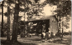 Postkarte Lily Dale NY Fox Cottages Pomfret Chautauqua Spiritualismus Albertype - Bild 1 von 3