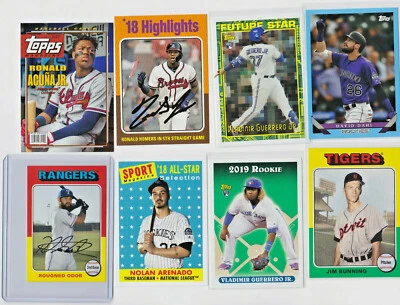 2019 Topps Archives Insert & Parallel YOU PICK /99, Mini, Highlights, SP RC etc - Image 1 of 4