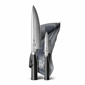 Kai Kamagata Tim Mälzer Set, 3-tlg., Kochmesser, Messer, Grubentuch, TMK-W24 - Bild 1 von 5