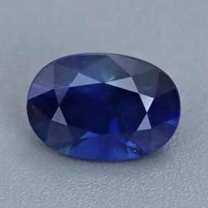 1,99 kt natürlicher blauer Saphir Ovalschliff sanft hitze lose Edelstein - Bild 1 von 3