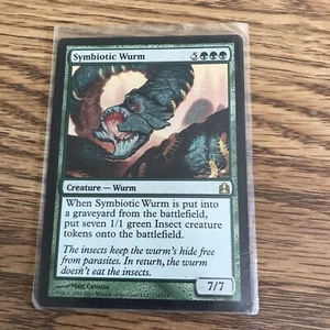 Symbiotic Wurm Commander PLD Green Rare MAGIC THE GATHERING MTG CARD ABUGames - Picture 1 of 2