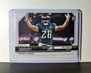 Will Shipley Rookie 2024 Panini Super Bowl LIX Champions NFL #28 Football Card - Picture 1 of 2