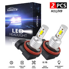 H11 H9 LED Headlight Super Bright Bulbs Kit 1000000LM HIGH/LOW Beam 6000K White