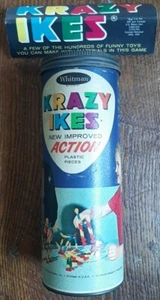 (RARE) Vintage Krazy Ikes new improved action Plastic Building Toys 1954,1957 - Picture 1 of 3