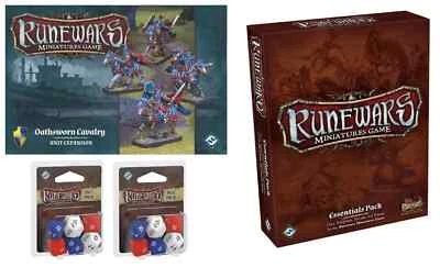 OATHSWORN CAVALRY + 2x DICE PACKS + Essentials Pack # Runewars Miniatures 03-02 - Bild 1 von 4