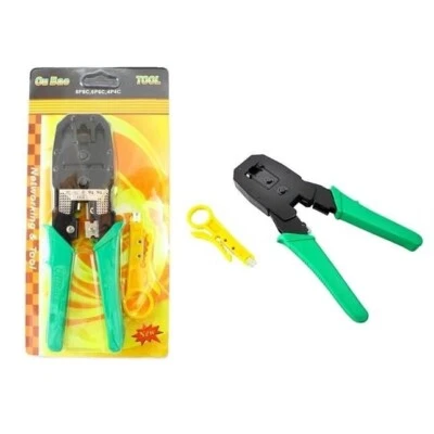 Crimping pliers for connector 4P 6P 8P RJ45 RJ11 RJ12 - Image 1 of 3