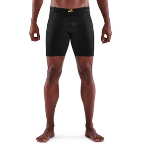 PAY LESS! || Skins Series-5 Mens Compression Powershorts (Black) - Picture 1 of 8
