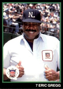 1988 T & M Sports Umpires Eric Gregg #34