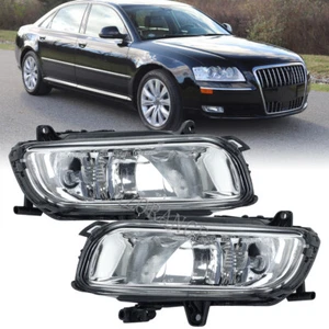 2PCS Left+Right Halogen Front Bumper Fog Light Lamp For Audi A8 D3 2008-2010 - Picture 1 of 12
