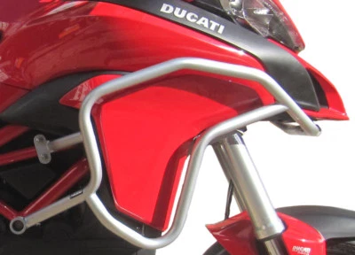 Paramotore HEED Ducati Multistrada 1200 / 950 (2015 - 2018) Bunker argento+Borse - Immagine 1 di 4