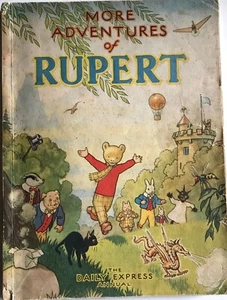 MORE ADVENTURES OF RUPERT 1947 Annual last softback Alfred Bestall Collectable - Picture 1 of 5