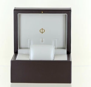 Baume Mercier Uhrenbox Leder Braun inkl Anleitung NOS - Picture 1 of 5