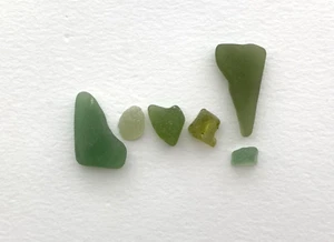 Natural Letter Shaped “Love!” beach sea glass pebble art word sign craft Olive G - Picture 1 of 12