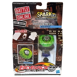 Hasbro Proto Nemesis Spark FX B-156 AD145D Beyblade Metal Fury - Picture 1 of 3