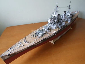 1:200 Scale HMS Prince of Wales V-class Battleship DIY Handcraft Paper Model Kit - Picture 1 of 12