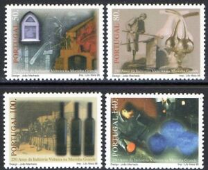 Portugal 1998 - " 250 Years of the Glass Industry "- Complete Set MNH