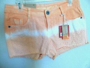 Mossimo Womens Lower Waist & Straight Hip Shorts - Light Coral - Size: 11  (P)
