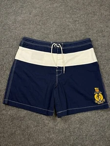 Vintage Polo Ralph Lauren Swim trunks Men's 38 Patch Bathing Suit Shorts - Picture 1 of 12