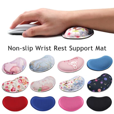 Wrist Guard Mouse Pad Wrist Rest Support Non-Slip PC Laptop  Computer Wrist Pa ⑨ - Image 1 of 4