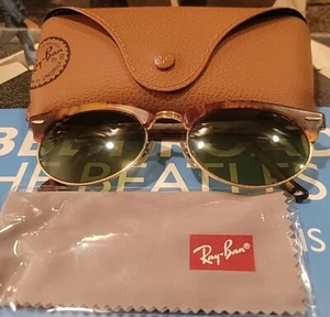 Ray Ban B&L W1265 Oval Clubmaster Tortoise Frame Green Lens Made In Rochester NY - Picture 1 of 13