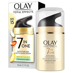 Olay Total Effects 7 in 1 Moisturizer SPF 15 Fragrance Free 1.7 Oz - Picture 1 of 2