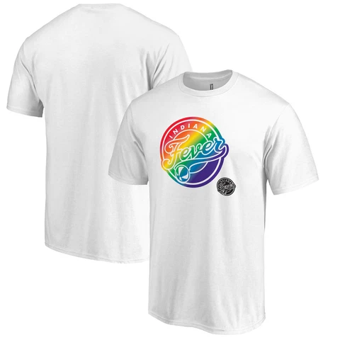 Unisex Fanatics Branded White Indiana Fever Team Pride T-Shirt Cover