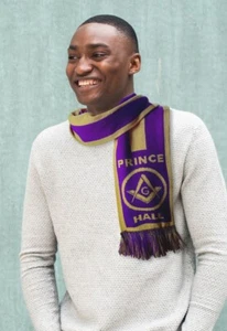 Prince Hall Masonic Scarf - Picture 1 of 1