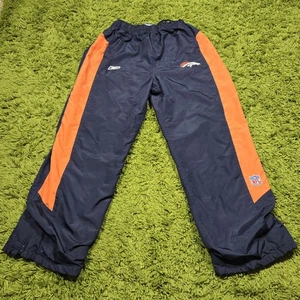 Pantaloni a vento vintage Reebok Denver Broncos - taglia giovanile XL 18-20 - pantaloni NFL - Foto 1 di 13