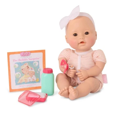 Baby Sweetheart by Battat – Bath Time 12-inch Soft-Body Newborn Baby Doll wit... - Image 1 of 4
