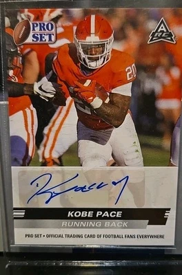 2022 Leaf Pro Set Draft - Autographs Kobe Pace #PSA-KP1 (AU, RC) - Image 1 of 2