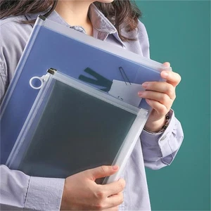 Bag Desk Storage Office File Holder School Folder Document Bag Binder Pockets - Picture 1 of 16