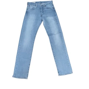 Jeans Levi's Strauss & Co 501 Premium Denim Bottoni Fly Lavaggio Medio Taglia 26 - Foto 1 di 8