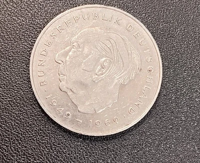 West German 2 Deutsche Mark Coin  1949-1969 - Image 1 of 3