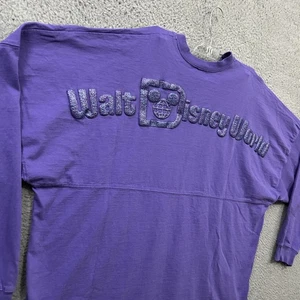 Disney Shirt Adult Extra Large Purple Spirit Jersey Parks Long Sleeve Walt World - Picture 1 of 9