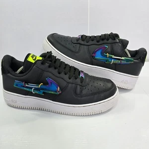 Rare / Limited Ed /Nike Air Force 1 07 Premium / Black DH578 /Mens Trainers/ UK8 - Picture 1 of 11