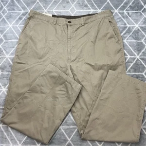 Haggar Land Rover Stone Washed Khaki Chino Trousers Men’s 42X32 Relaxed Fit - Picture 1 of 7
