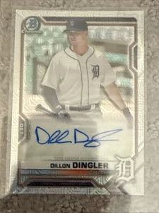 2021 Bowman Chrome Mega Box Mojo #BCMA-DDI Dillon Dingler Auto - Picture 1 of 2
