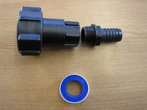 Adaptador IBC a cola de manguera de 1 pulgada - Imagen 1 de 2