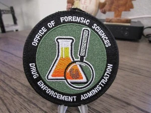 DEA Drug Enforcement Administration Office of Forensic Sciences Patch #843T - Bild 1 von 5