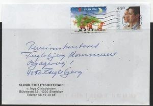 DENMARK # 2-1360 # COVER WITH CHRISTMAS SEAL: 2004 # SANTA IS BRINGING THE THR # - Picture 1 of 1