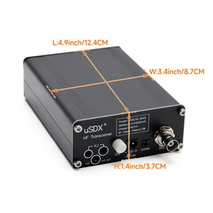 NOWY USDX+ HF Transceiver HF Ham Radio QRP CW Transceiver 3W-5W All Mode 8 pasm - Zdjęcie 1 z 3
