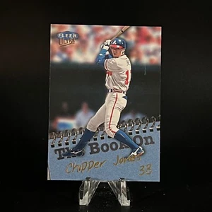 Chipper Jones 1999 Fleer Ultra The Book On #16 of 20 Insert Atlanta Braves LOOK! - Picture 1 of 2