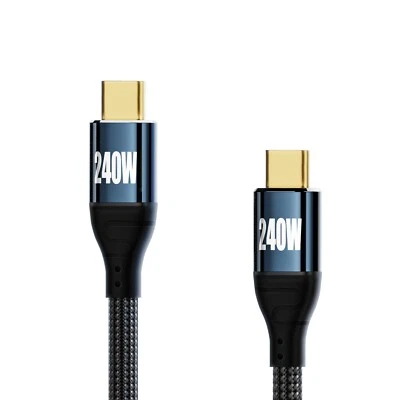 240W USB C TO USB Type C Fast Charging Quick charger PD3.1 Cable 480Mbps - Image 1 of 4
