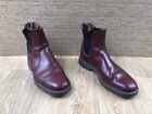 Dr Martens 2976 Mens Chelsea Boots Ankle Smooth Leather Burgundy UK 7 EU 41