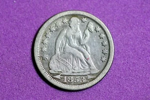 ESTATE FIND 1853 O Seated Liberty Dime #M8916 - Picture 1 of 2