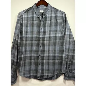 Eighth Avenue Plaid Flannel Button Up Long Sleeve Shirt Mens Sz XL - Picture 1 of 7