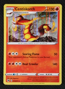 Carta Pokémon Centiskorch 010/073 Holo Raro Camino del Campeón Casi Nuevo/Muy Nuevo - Imagen 1 de 1