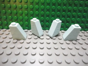 Lego 4 Light Aqua 2x1x2 Hänge Stein Block 65 Grad Burgwand NEU - Bild 1 von 1